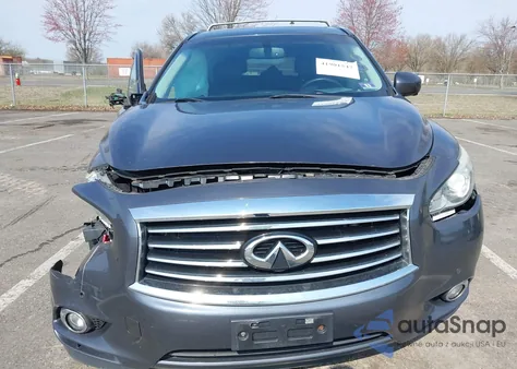 2013 Infiniti Jx35 z USA, uszkodzony, nr VIN 5N1AL0MMXDC336697